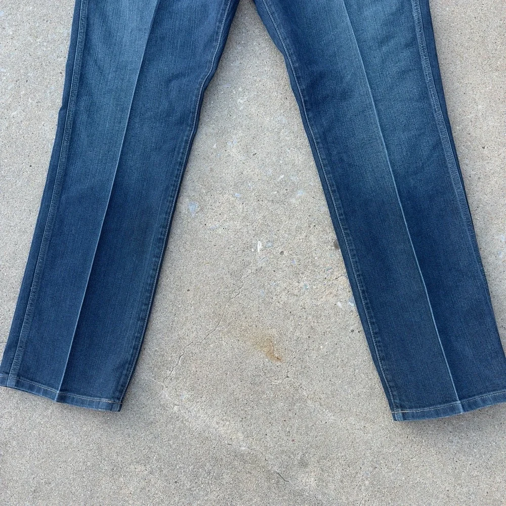 Ariat Rebar M5 Jeans Men's 40x34 Dark Blue Slim Fit Straight Leg Work Denim